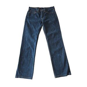 Levis 514 Relaxed Straight  Blue Denim Jeans Size 31x29